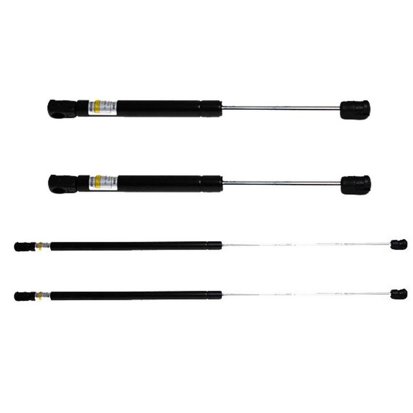 Audi Hatch and Hood Lift Support Kit - Front and Rear - Lesjofors 4013881KIT